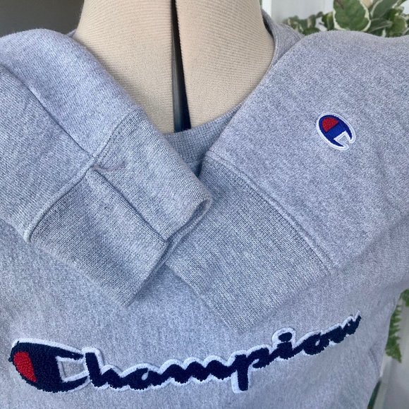 Champion Crewneck Sweatshirt Small Grey Women - Picture 3 of 7